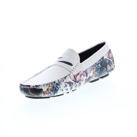 Robert Graham Mens Stormy White Shoes (NWT) - Picture 4 of 7
